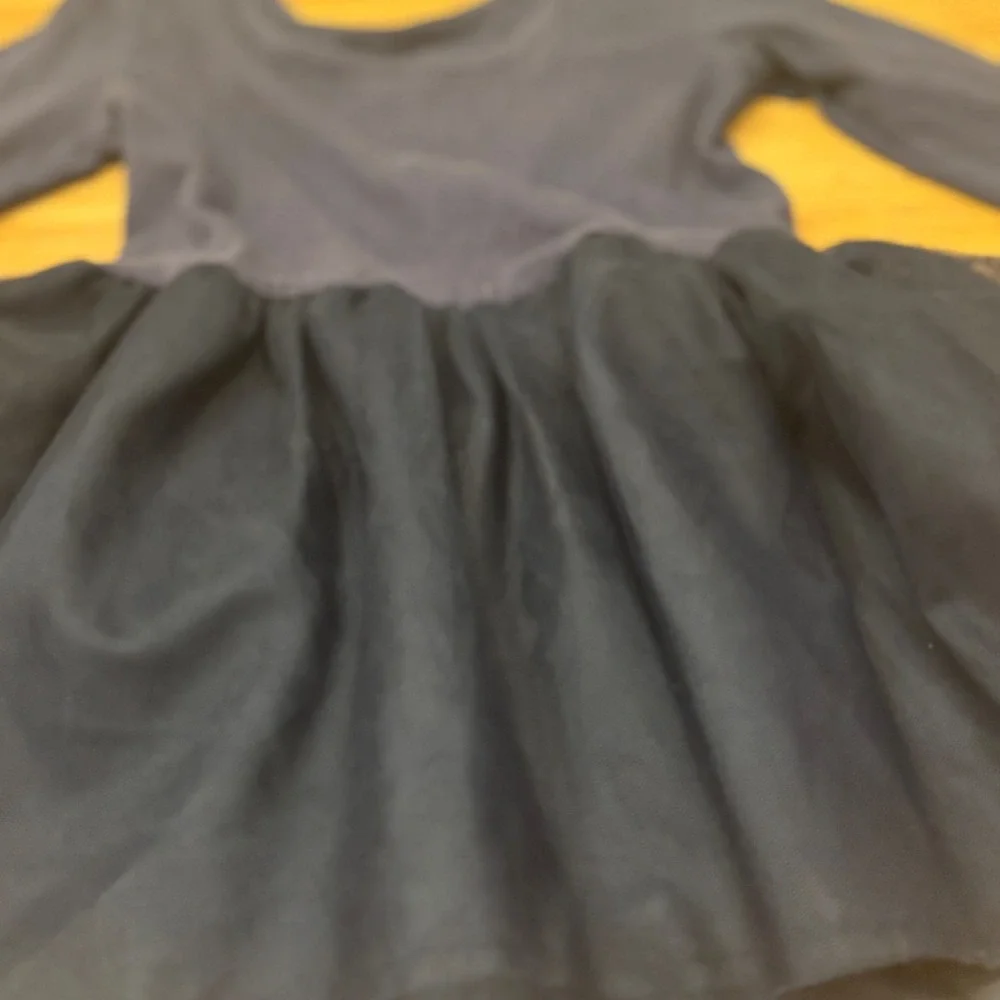 Old Navy Girls Long Sleeve Tutu Dress Navy Blue Size‎ 2T